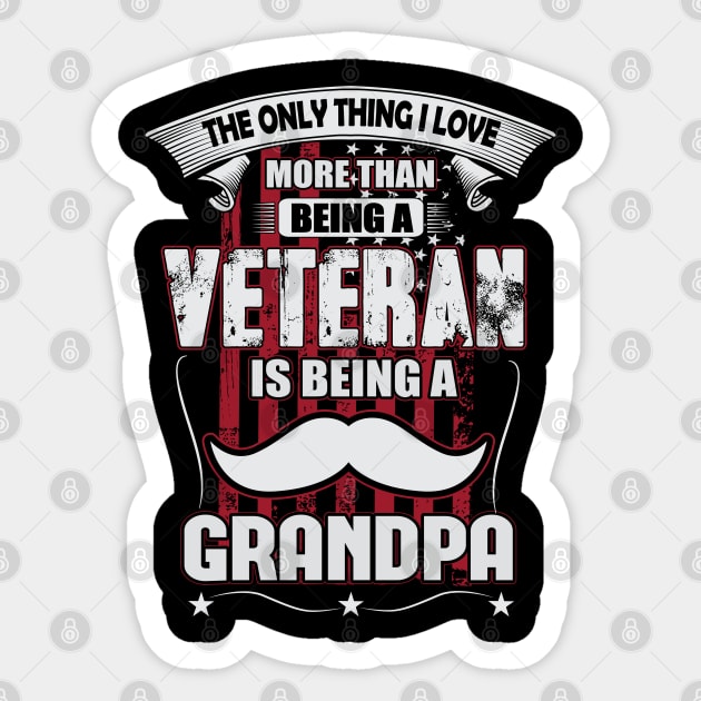 Veteran Grandpa Sticker by ryanjaycruz